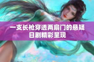 一支长枪穿透两扇门的悬疑日剧精彩呈现