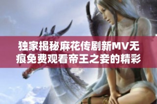 独家揭秘麻花传剧新MV无痕免费观看帝王之妾的精彩内容与看点