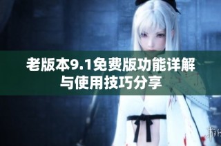 老版本9.1免费版功能详解与使用技巧分享