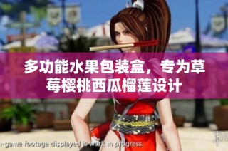 多功能水果包装盒，专为草莓樱桃西瓜榴莲设计