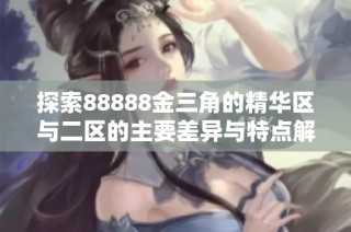 探索88888金三角的精华区与二区的主要差异与特点解析