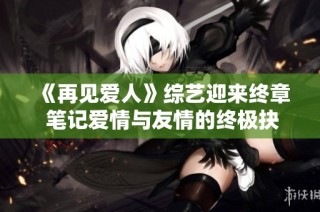 《再见爱人》综艺迎来终章 笔记爱情与友情的终极抉择