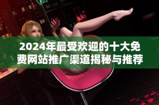 2024年最受欢迎的十大免费网站推广渠道揭秘与推荐
