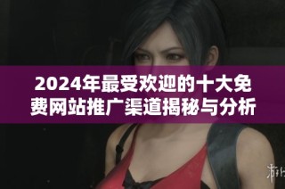 2024年最受欢迎的十大免费网站推广渠道揭秘与分析