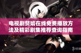 电视剧赘婿在线免费播放方法及精彩剧集推荐查询指南
