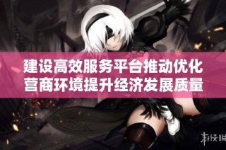 建设高效服务平台推动优化营商环境提升经济发展质量
