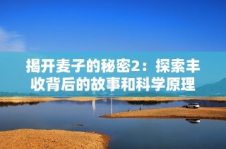 揭开麦子的秘密2：探索丰收背后的故事和科学原理