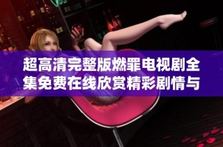 超高清完整版燃罪电视剧全集免费在线欣赏精彩剧情与角色演绎