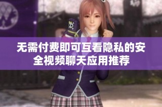 无需付费即可互看隐私的安全视频聊天应用推荐