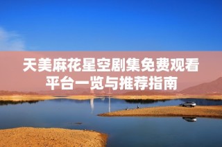 天美麻花星空剧集免费观看平台一览与推荐指南