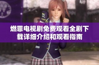 燃罪电视剧免费观看全剧下载详细介绍和观看指南