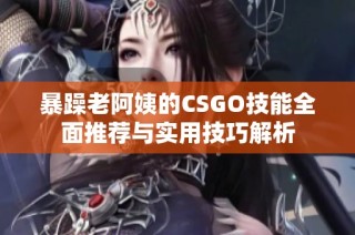 暴躁老阿姨的CSGO技能全面推荐与实用技巧解析