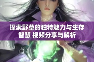 探索野草的独特魅力与生存智慧 视频分享与解析