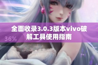 全面收录3.0.3版本vivo破解工具使用指南