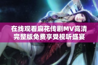 在线观看麻花传剧MV高清完整版免费享受视听盛宴