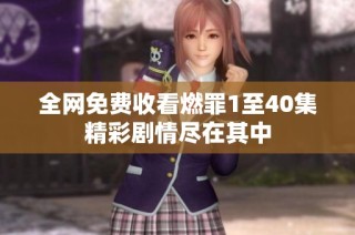 全网免费收看燃罪1至40集精彩剧情尽在其中