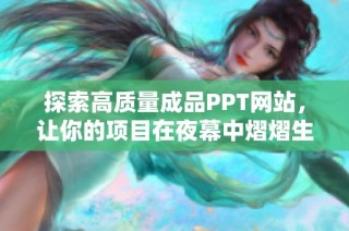 探索高质量成品PPT网站，让你的项目在夜幕中熠熠生辉