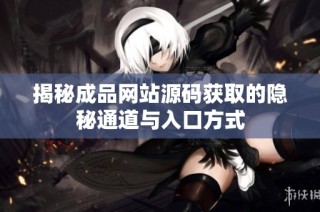 揭秘成品网站源码获取的隐秘通道与入口方式