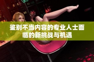 鉴别不当内容的专业人士面临的新挑战与机遇