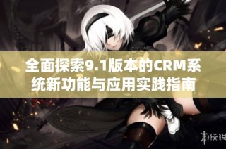 全面探索9.1版本的CRM系统新功能与应用实践指南