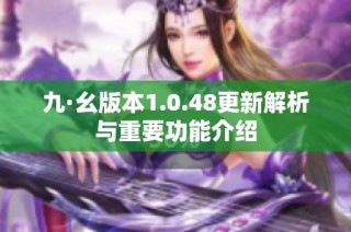 九·幺版本1.0.48更新解析与重要功能介绍