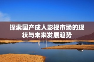 探索国产成人影视市场的现状与未来发展趋势