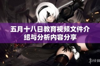 五月十八日教育视频文件介绍与分析内容分享