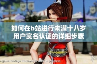 如何在b站进行未满十八岁用户实名认证的详细步骤