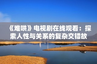 《难哄》电视剧在线观看：探索人性与关系的复杂交错故事