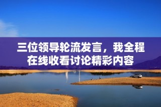 三位领导轮流发言，我全程在线收看讨论精彩内容