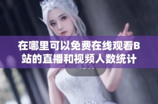 在哪里可以免费在线观看B站的直播和视频人数统计
