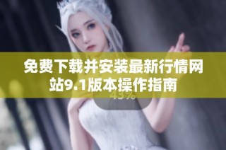 免费下载并安装最新行情网站9.1版本操作指南
