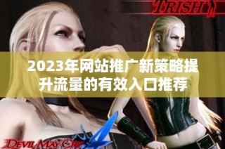 2023年网站推广新策略提升流量的有效入口推荐