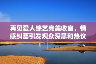 再见爱人综艺完美收官，情感纠葛引发观众深思和热议