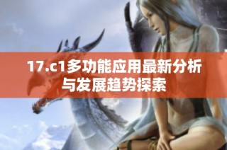17.c1多功能应用最新分析与发展趋势探索