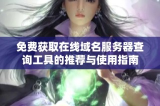 免费获取在线域名服务器查询工具的推荐与使用指南