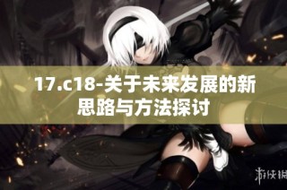 17.c18-关于未来发展的新思路与方法探讨