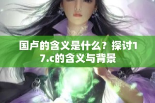 国卢的含义是什么？探讨17.c的含义与背景