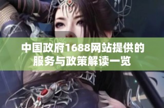 中国政府1688网站提供的服务与政策解读一览