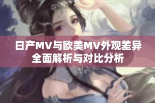 日产MV与欧美MV外观差异全面解析与对比分析