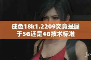 成色18k1.2209究竟是属于5G还是4G技术标准