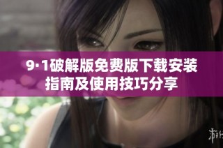 9·1破解版免费版下载安装指南及使用技巧分享