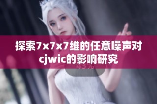 探索7x7x7维的任意噪声对cjwic的影响研究