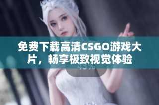 免费下载高清CSGO游戏大片，畅享极致视觉体验