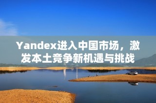 Yandex进入中国市场，激发本土竞争新机遇与挑战
