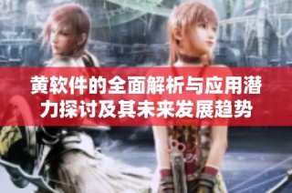 黄软件的全面解析与应用潜力探讨及其未来发展趋势
