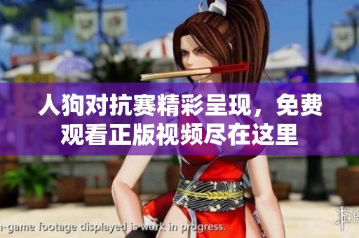 人狗对抗赛精彩呈现，免费观看正版视频尽在这里