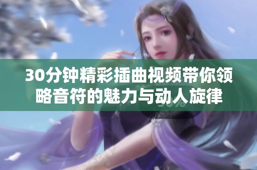 30分钟精彩插曲视频带你领略音符的魅力与动人旋律