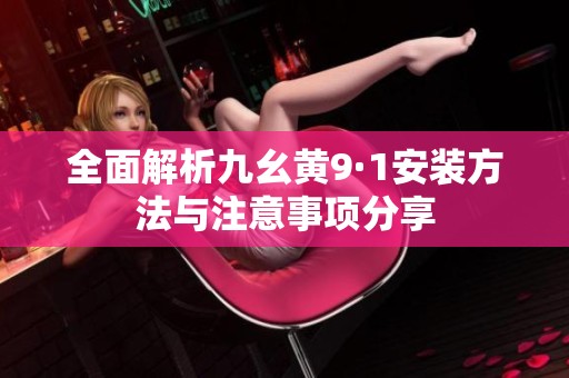 全面解析九幺黄9·1安装方法与注意事项分享