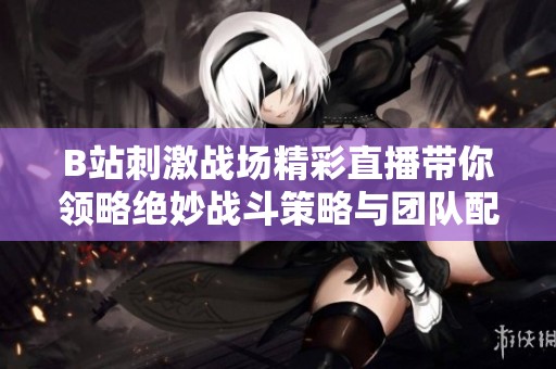 B站刺激战场精彩直播带你领略绝妙战斗策略与团队配合技巧